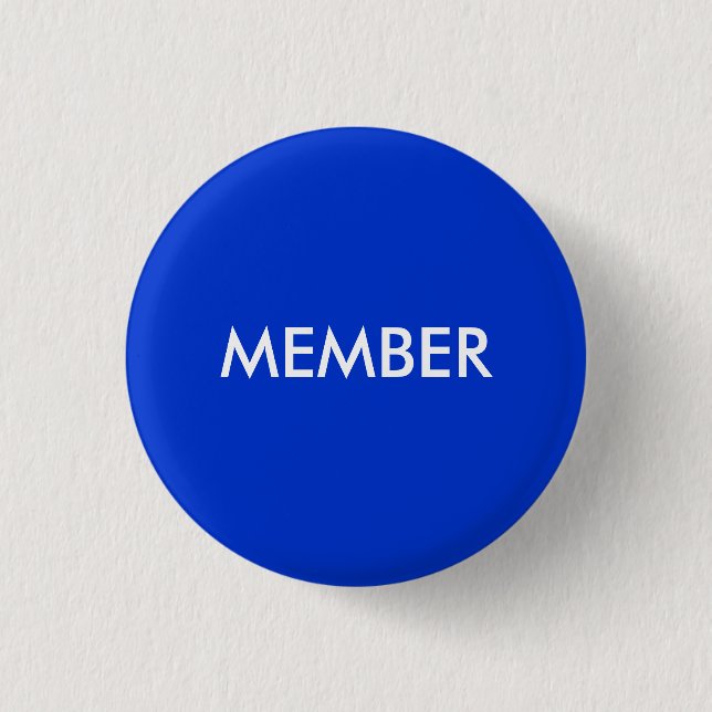 MEMBER 3 CM ROUND BADGE (Front)
