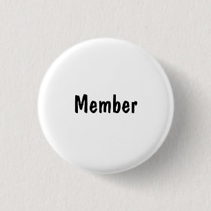 Member 3 Cm Round Badge