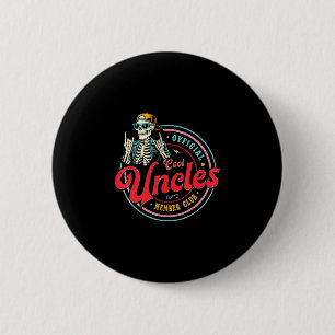 Member cool uncles club funny uncle father's day 6 cm round badge