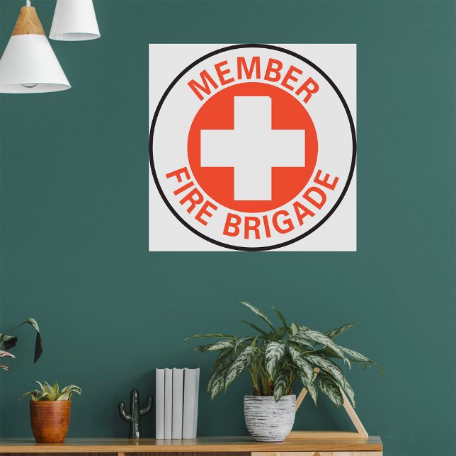 Member Fire Brigade Sign (Creator Uploaded)