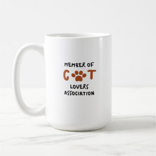 Member of cat loves association mug