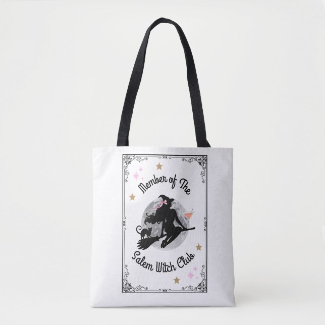 Member of the Salem Witch Club Tote Bag (Front)