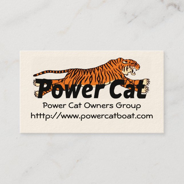 Members Card Power Cat Owners Group (Front)