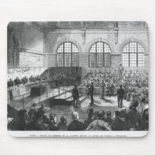 Members of the Commune being court martialled Mouse Pad