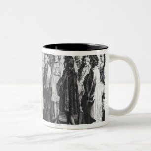 Members of the French Academy Two-Tone Coffee Mug