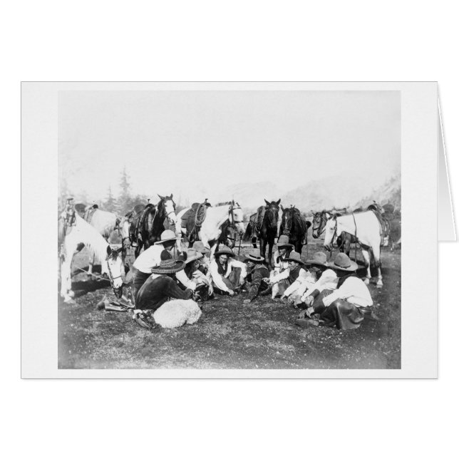 Members of the Pawnee Bill's Wild West Show (Front Horizontal)