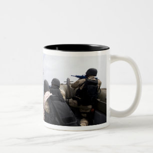 Members of the visit, board, search Two-Tone coffee mug