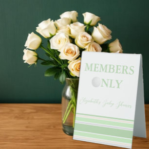 Members Only New To The Club Preppy Baby Shower
