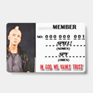 MEMBERSHIP ID BADGE