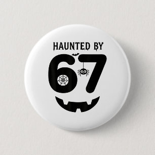 Meme 6 7 Italian Brainrot Halloween Costume Haunte Cm Round Badge