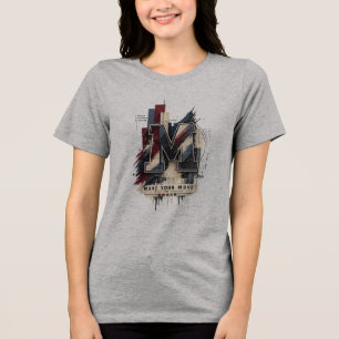 Meme Designs – Funny Relatable Humour Collection Tri-Blend Shirt