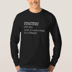 Meme Dictionary Joke Saying Memes Humour Running T-Shirt