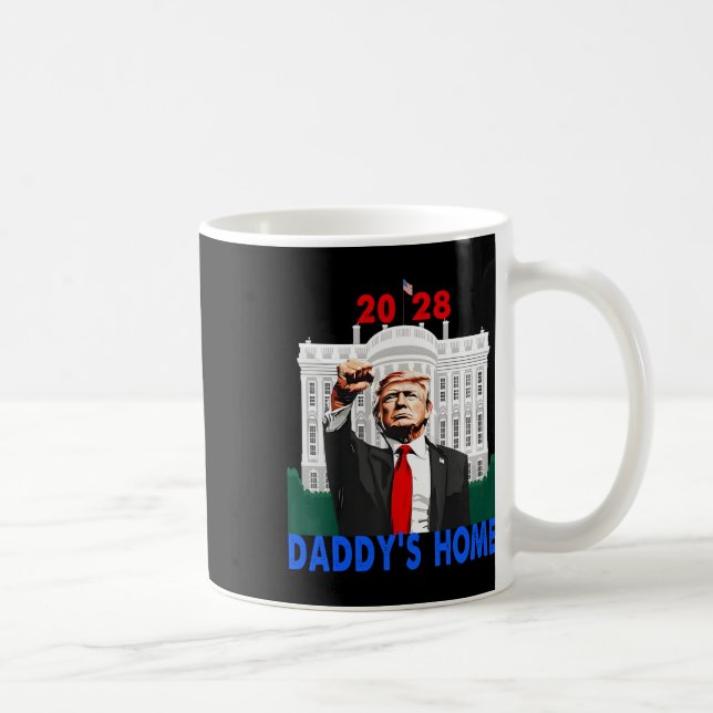 Meme Funny 2028 Dad Home  Coffee Mug (Right)