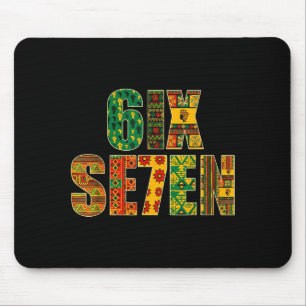 Meme Funny 6 7 Six Seven Black History Month Men W Mouse Pad
