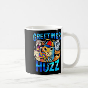 Meme Greetings Huzz Funny Lollipop Cat Boys Girls Coffee Mug