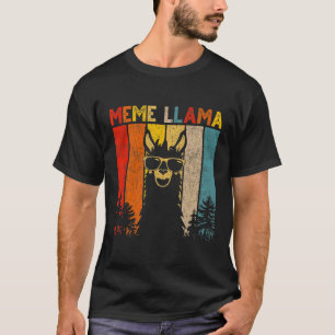 Meme Llama Lover  For Mens Womens T-Shirt