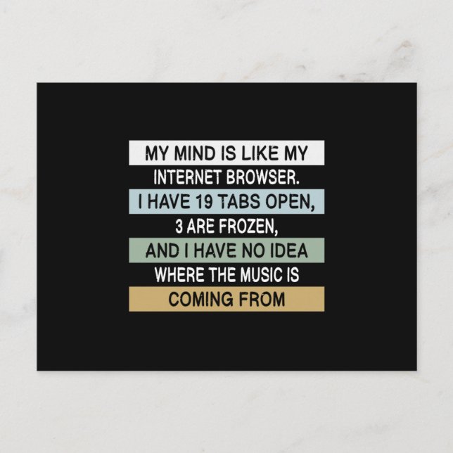 Meme Memes Humour Work Joke Cool Funny Gift Idea Postcard (Front)