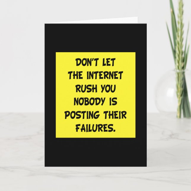 Meme Memes Work Humour Joke Cool Funny Gift Idea Card (Front)