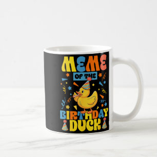 Meme of The Birthday Duck Boy Rubber Duck Bday Coffee Mug