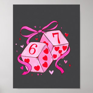 Meme Playing Cards Valentine,preppy Funny Coquette Poster