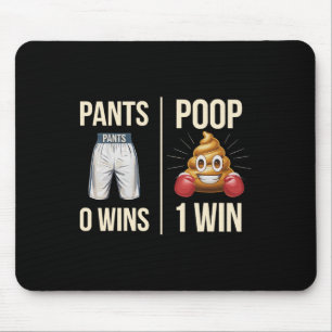 Meme Poop Toilet Humour Poop Funny Saying Pants 0  Mouse Pad