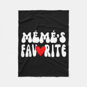 MÉmÉ’s Favorite Funny Grandparent Granhild Humor Fleece Blanket