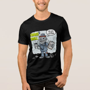Meme Triage Troll-Nurse Humour ER Med Graphic Art Tri-Blend Shirt