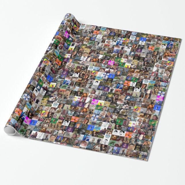 Meme Wrapping Paper- Colour Paper (Unrolled)