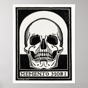 Memento mori (1916) by Julie de Graag (1877-1924 Poster