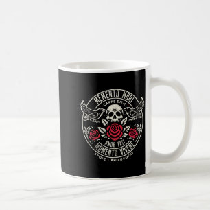 Memento Mori, Amor Fati, Stoic Quote Philosophy Pr Coffee Mug