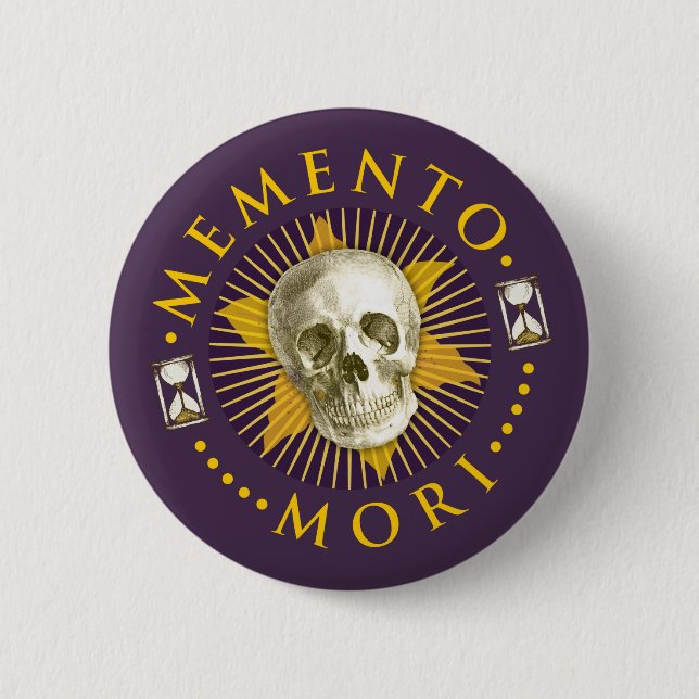 Memento Mori button (Front)