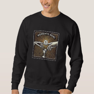 Memento Mori Catholic Eucharist Traditional Latin Sweatshirt