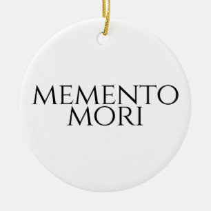 Memento Mori Ceramic Ornament