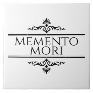 Memento Mori Ceramic Tile