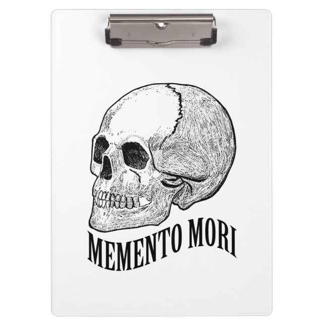 Memento mori clipboard (Front)