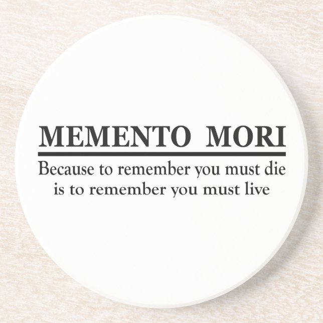 Memento mori coaster (Front)