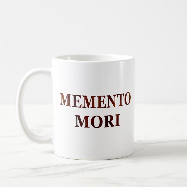 Memento mori coffee mug (Left)