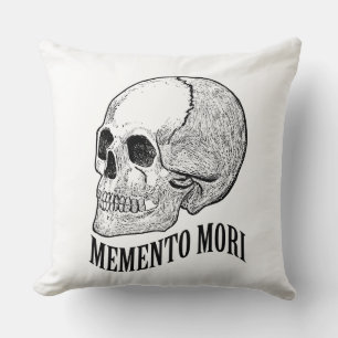 Memento mori cushion
