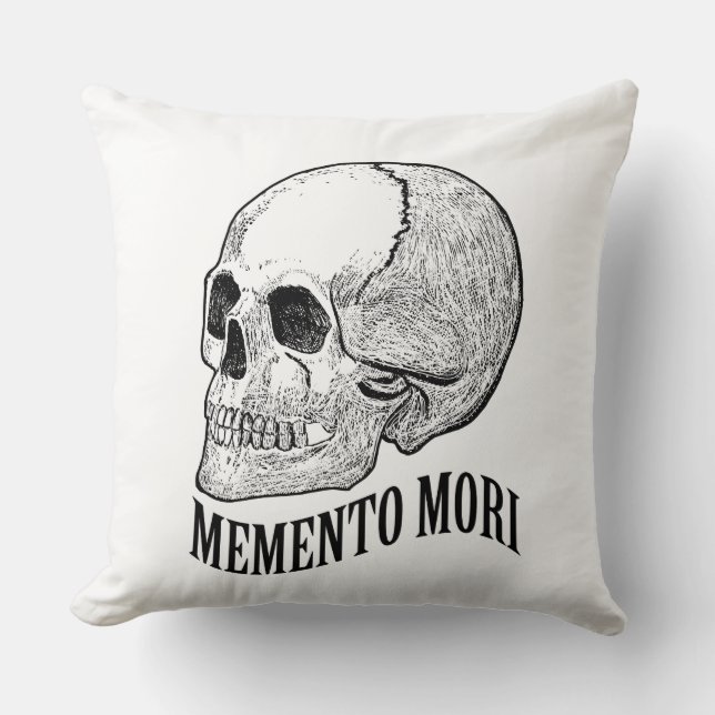 Memento mori cushion (Front)