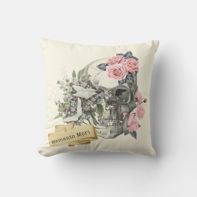 Memento Mori Cushion (Front)