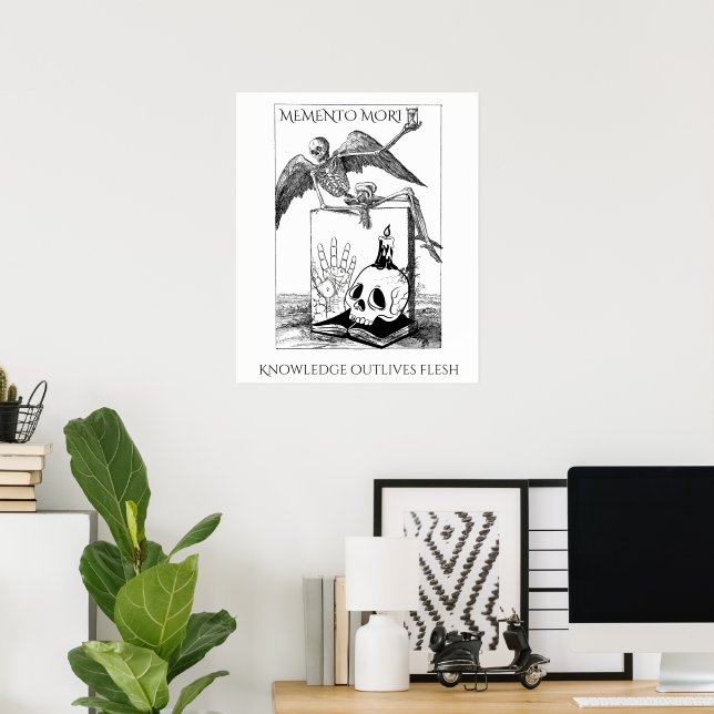 memento mori dark academia poster (Home Office)