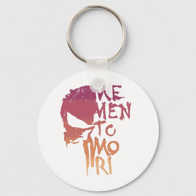Memento Mori design Key Ring (Front)