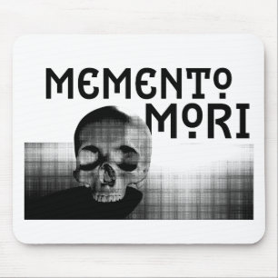 Memento Mori Design Mouse Pad