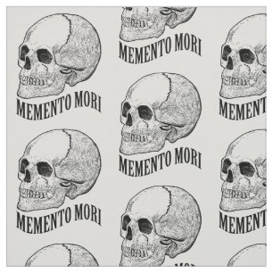 Memento mori fabric