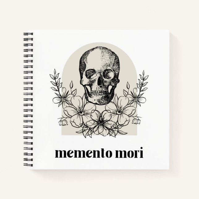 Memento Mori - Hardcover Bullet Journal  (Front)