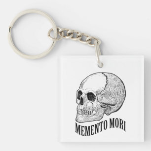 Memento mori key ring