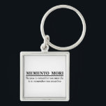 Memento mori key ring<br><div class="desc">Memento mori is a Latin phrase meaning 'remember you must die'The basic idea of this philosophy is that if people remember their inescapable deaths, they will lead more sober lives, live in the present, and take advantage of opportunities rather than postpone them 'til “tomorrow.” All of which are mostly good...</div>