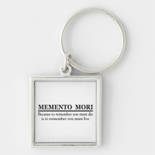 Memento mori key ring