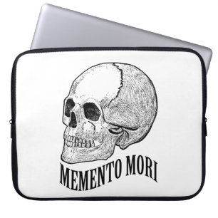 Memento mori laptop sleeve