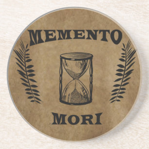 memento mori, latin phrase coaster